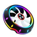 RGB LED air CPU cooler with aluminium heatsink, two heat pipes, and 10cm oil bearing fan for 115X AMD