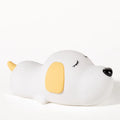 USB silicone cartoon dog night lamp with soft glow for bedroom lighting
