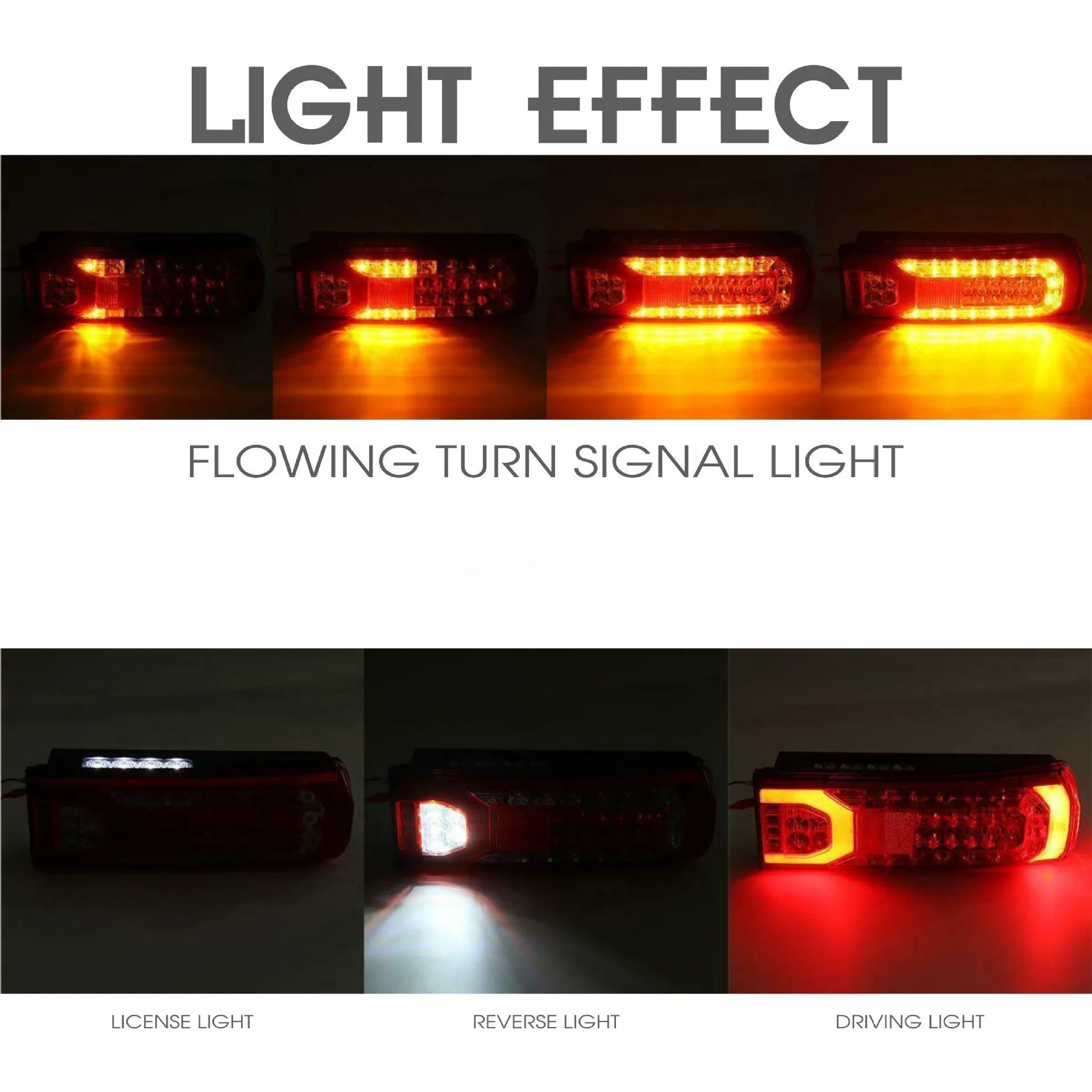 Mercedes-Benz MP4 MP5 heavy truck LED rear lamp assembly with 24V compatibility