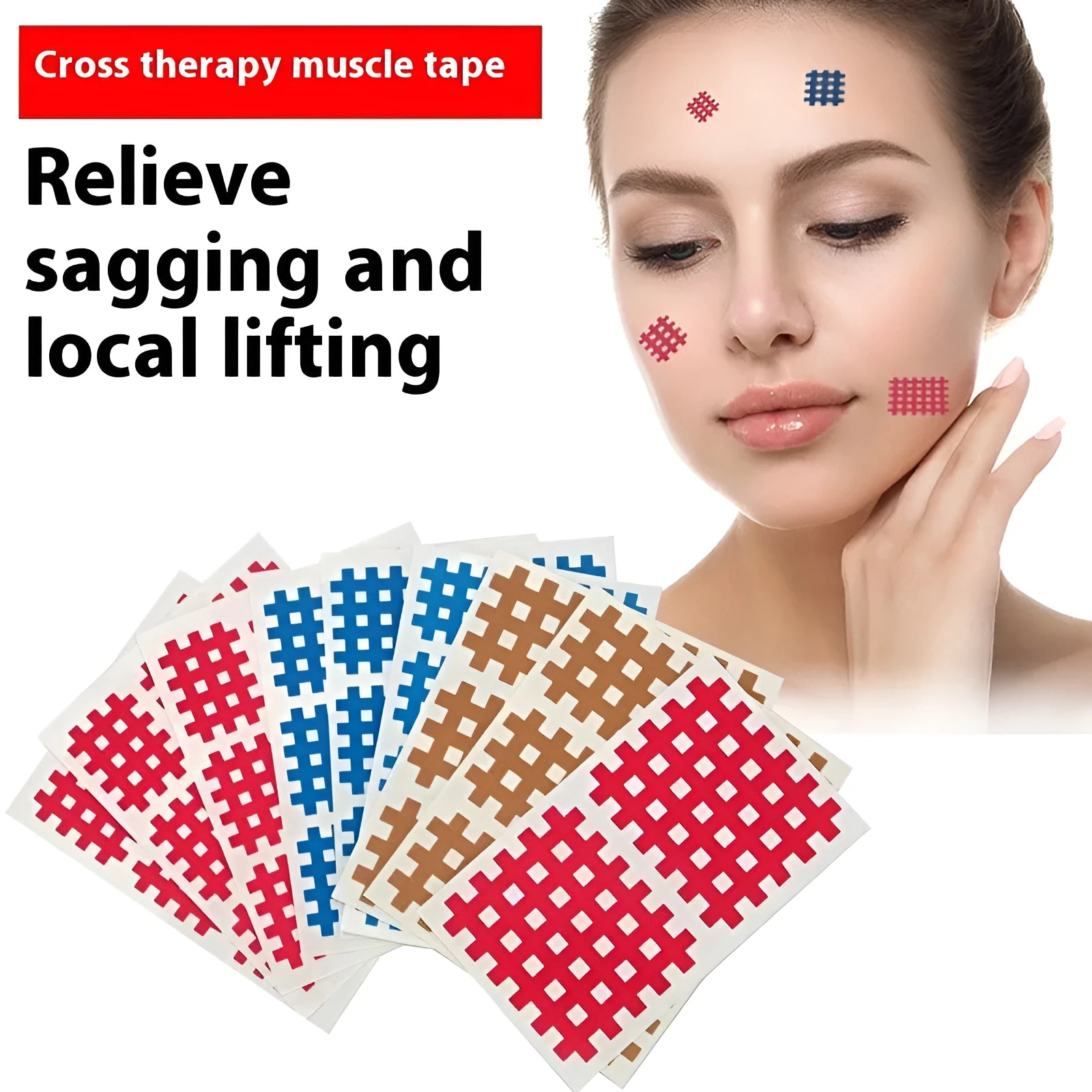 Cross physiotherapy kinesio taping tape in skin colour on a rolled spool