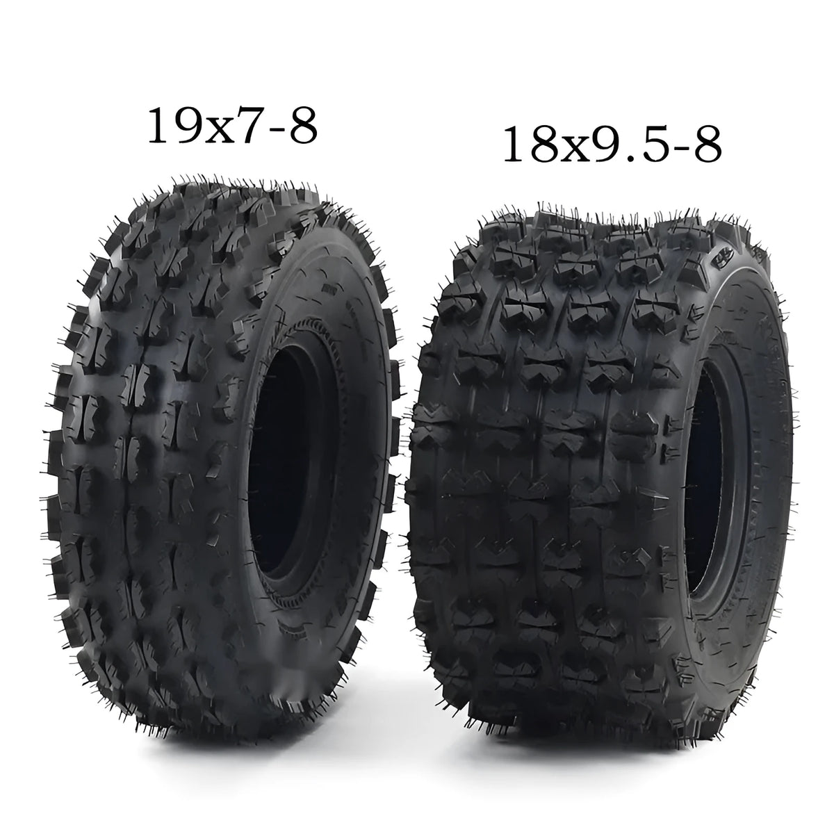8-inch Pansy ATV vacuum tire for front wheel 19x7-8 or rear wheel 18x9.5-8