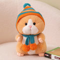 Djungarian hamster plush doll in brown or grey, 25cm or 30cm, polyester fibre with PP cotton filling