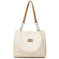 Retro fashion women's handbag in soft PU leather with polyester lining