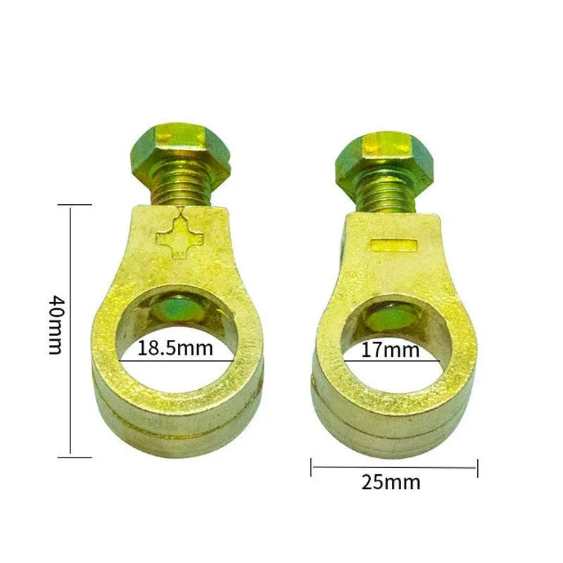 Pure copper car battery clamp with new patented design for secure terminal connections
