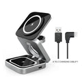 Folding three-in-one desktop wireless charging bracket for Apple Samsung and Google Pixel Watch