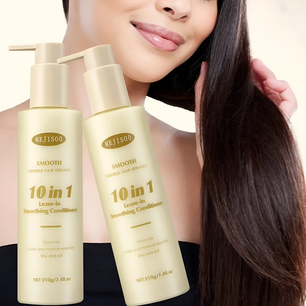 210g wash-free soft 10-in-1 hair conditioner bottle for frizzy hair improvement