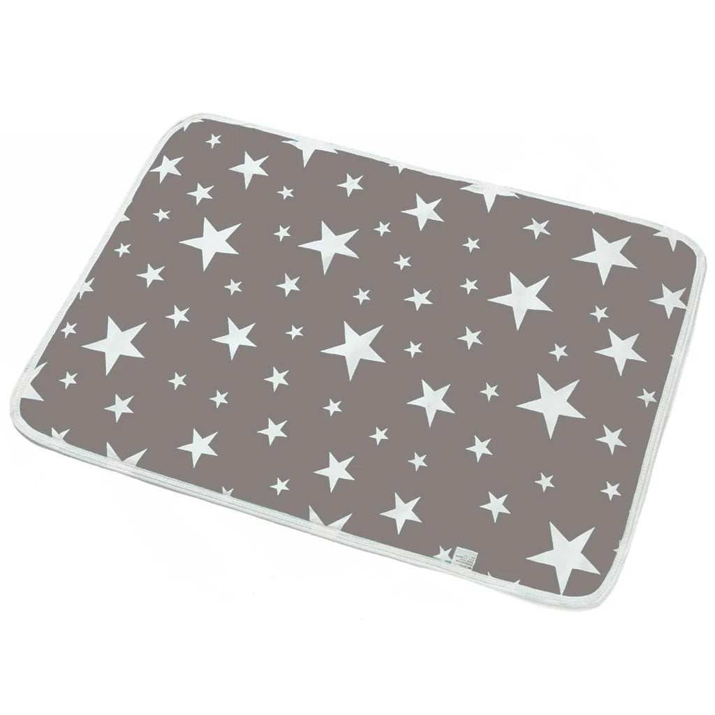Breathable cotton cartoon waterproof insulation pad for dogs, 50x70cm, with a blue elephant pattern.