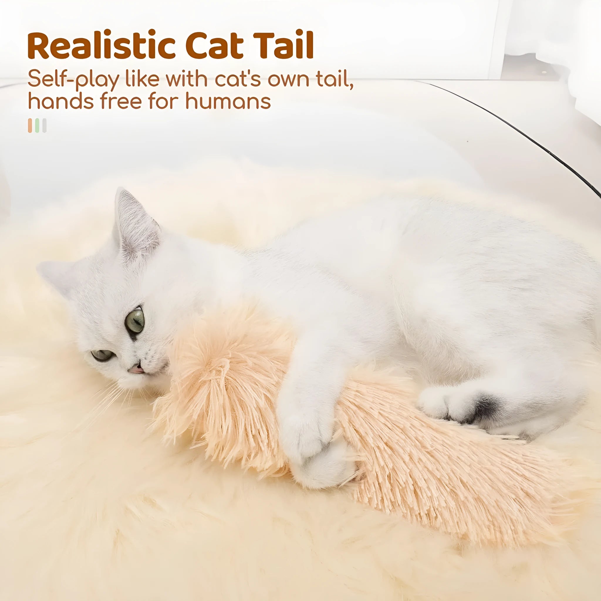 Cat plush toy pillow in blue, green, pink, or white colours measuring 27cm by 10cm
