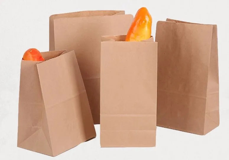 Yellow kraft paper aluminium foil inner packaging bag for snack foods with customisable sizing