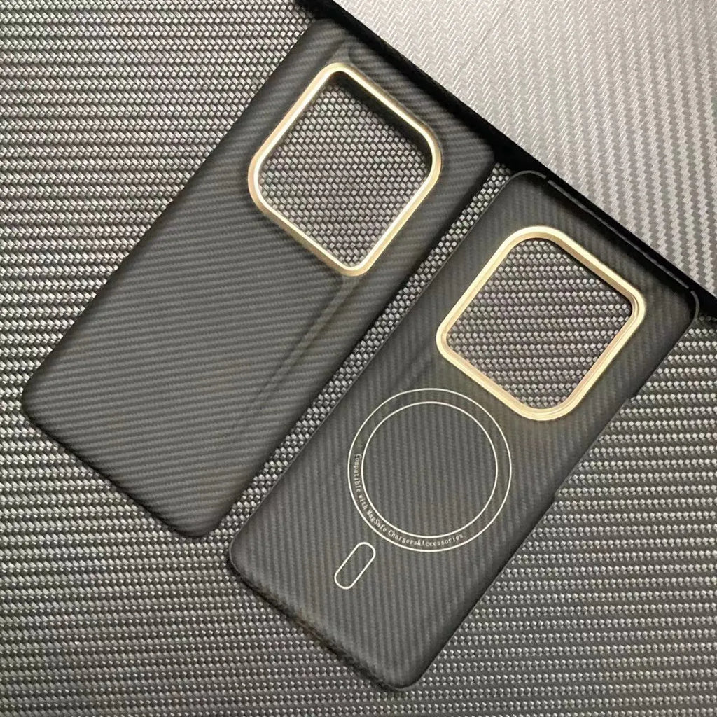 Genuine leather phone case for Glory Magic6 Zhizhen Edition with coarse grain texture and anti-fall protection