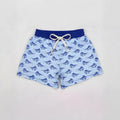 Children's straight-leg sports casual shorts in polyester, shown in one of six available colours.