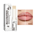 Beef fat lip balm tube with organic grass-fed butter, 83mm by 19mm dimensions