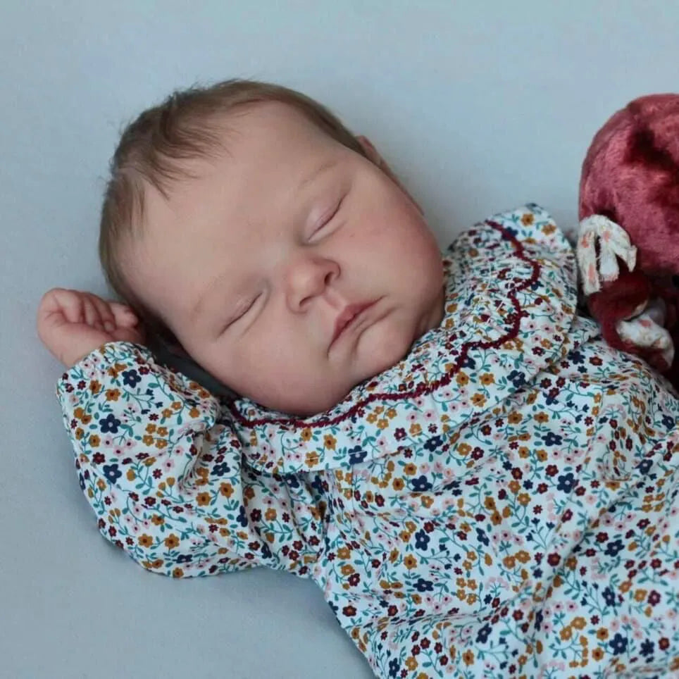 NPK simulation baby reborn doll in vinyl, 50cm height, colour as shown in the figure, for children aged 4-6