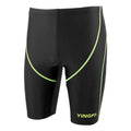 Men's black polypropylene fibre swimsuit briefs for professional training