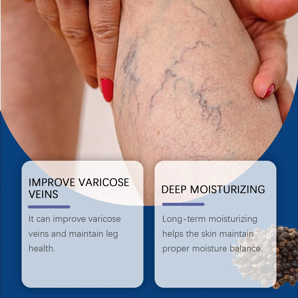 30ml leg care massage spray bottle with menthol, ginger and horse chestnut ingredients