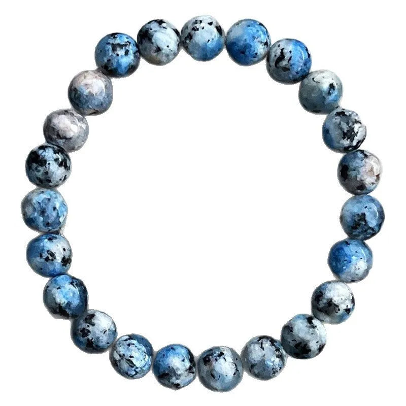 Handmade geometric K2 Azurite natural stone bracelet in new Chinese style