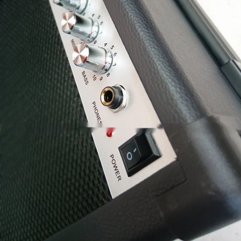 20W wooden electric guitar loudspeaker box in black finish