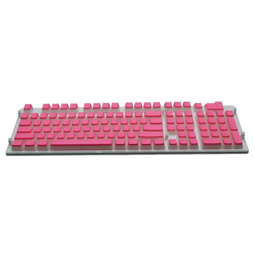 108 key pudding keycap set with translucent sides in sixteen colour options for mechanical keyboards