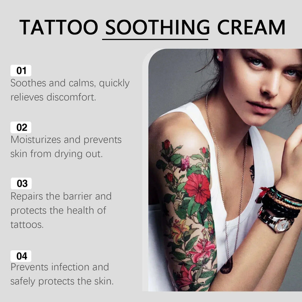 20g tube of Tattoo Soothing Neck Cream for post-tattoo neck care