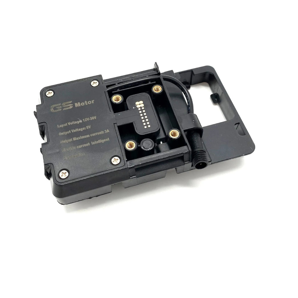 Black ABS plastic motorcycle navigation bracket for BMW R1200GS R1250GS bikes
