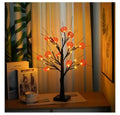 60cm LED white birch tree night light with 24 warm white LEDs on plastic branches