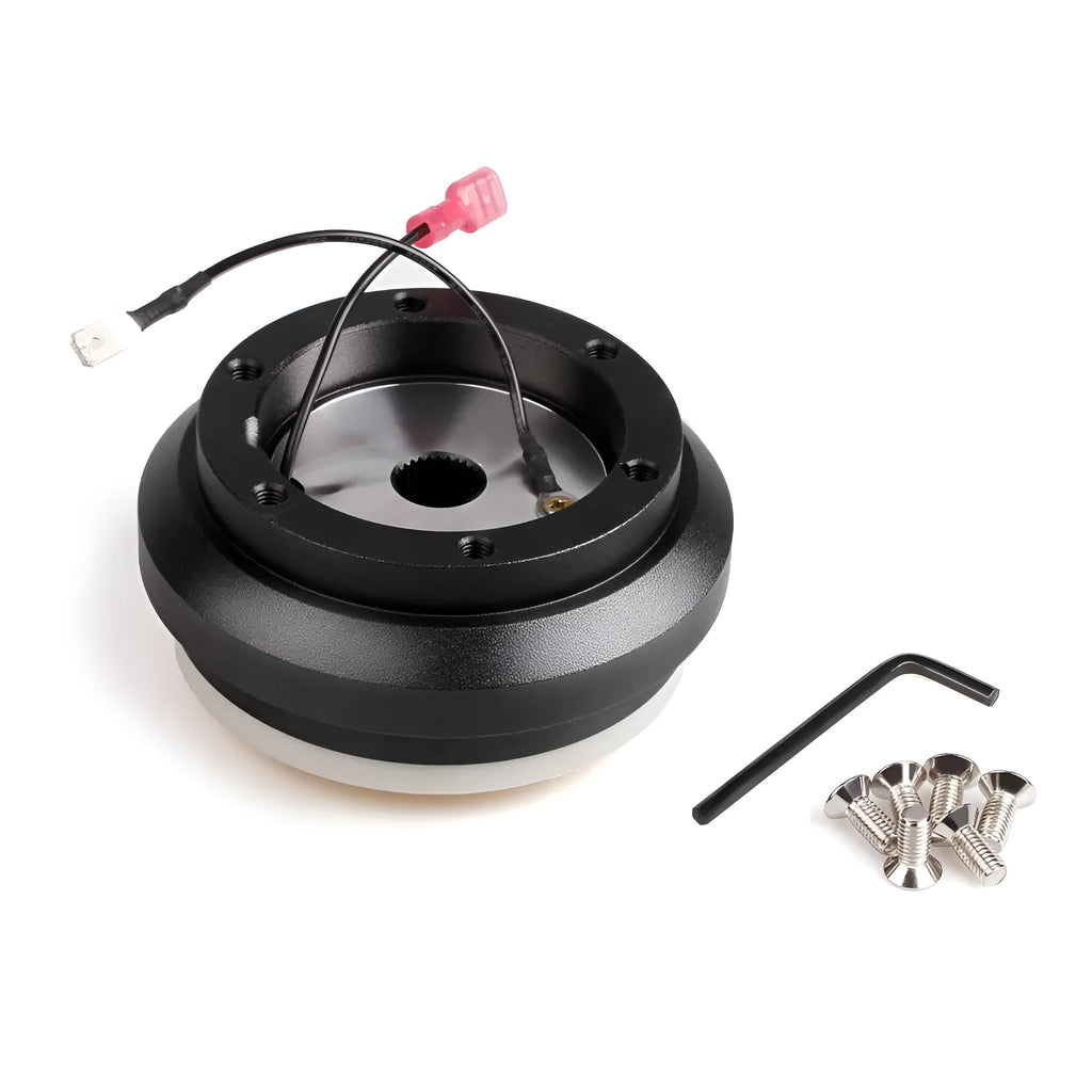 Black Honda Civic EK130H EG110H steering wheel base conversion kit for car modifications
