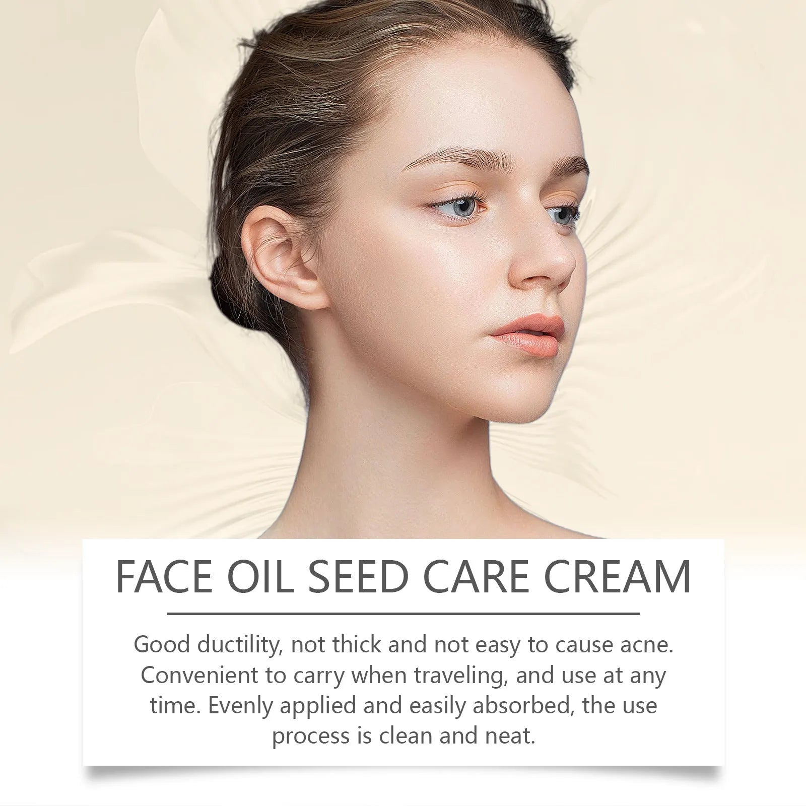 30g jar of facial and neck moisturising cream with gentle hydrating formula