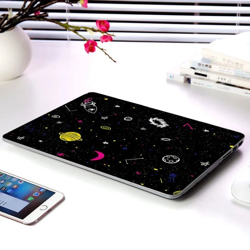 Cartoon Space Series plastic protective case for Apple MacBook, multiple colour options, top and bottom coverage