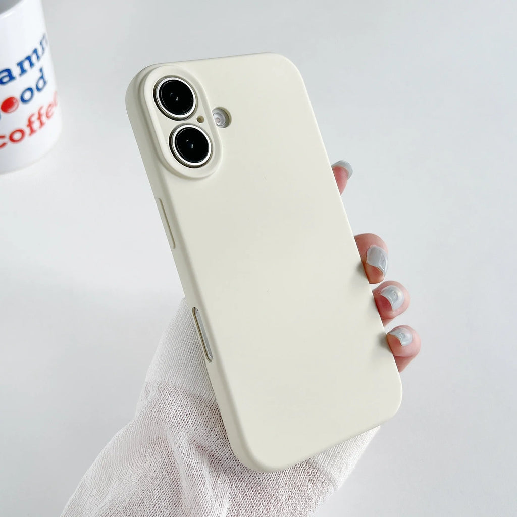 Solid colour TPU phone case for Apple iPhone, black, simple all-inclusive design