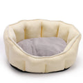 Plush thickened kennel mat cat house measuring 46x46x23cm in grey, green, pink or yellow colours