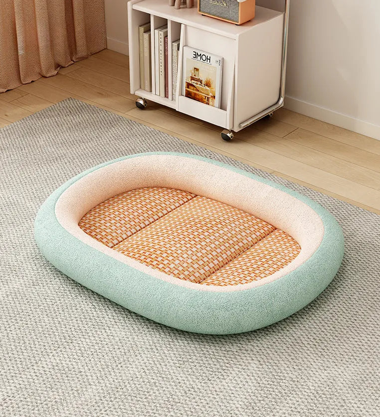 Removable cover pet nest with cotton filling in various size and colour options