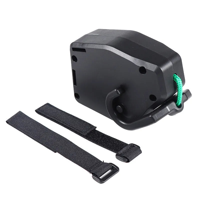 Black plastic/resin bicycle trailer rope for parent-child mountain bike trailer attachment