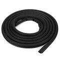 Black EPDM rubber sliding door seal strip for Toyota Hiace High Roof, 5 metres long.