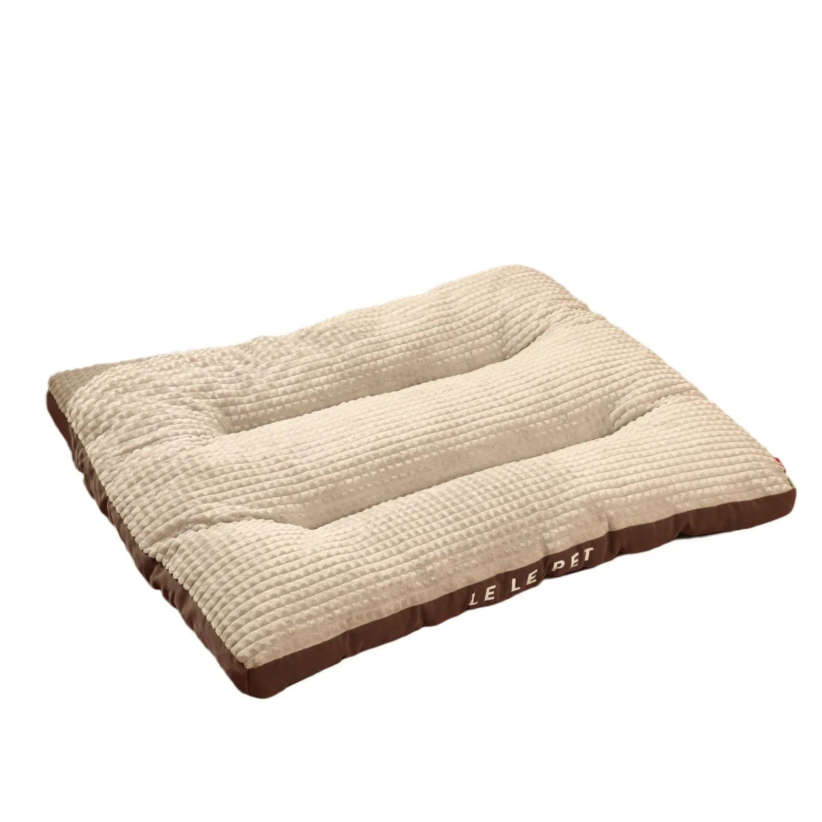 Detachable fleece blanket and cushion dog bed for pets in green colour
