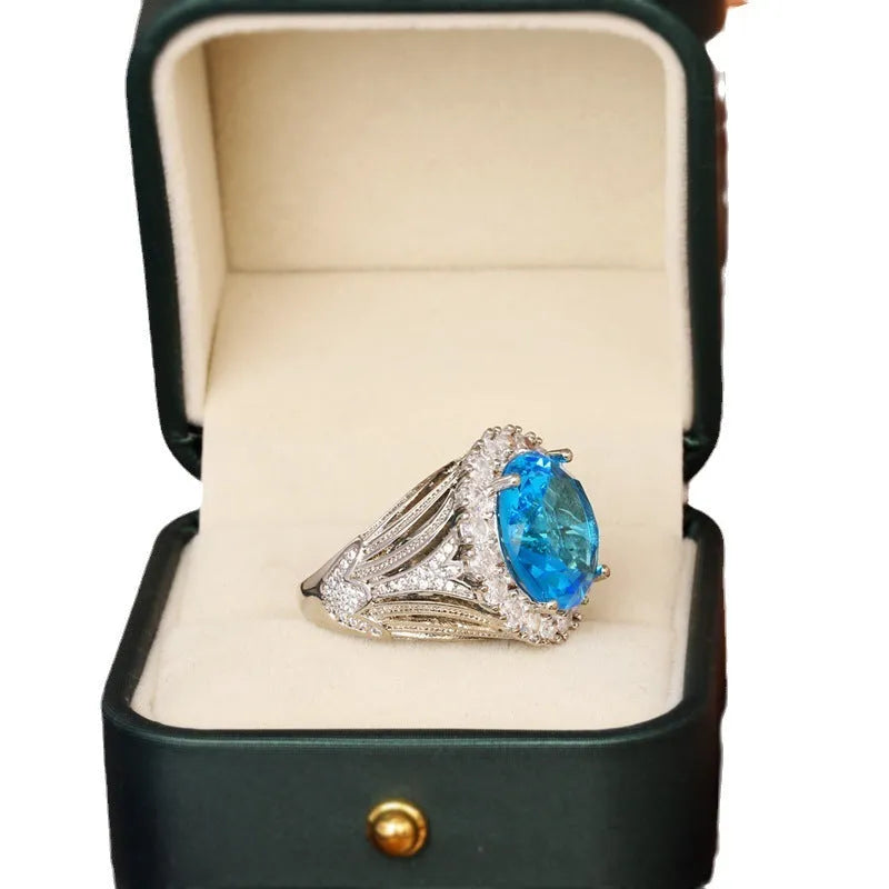 Italian Court retro hollow openwork brass ring for women in silver-tone KYRA0406 colour.