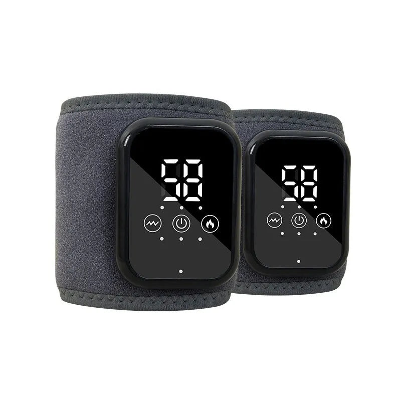 Electric heating ankle sleeve in black or grey with 8W thermal output