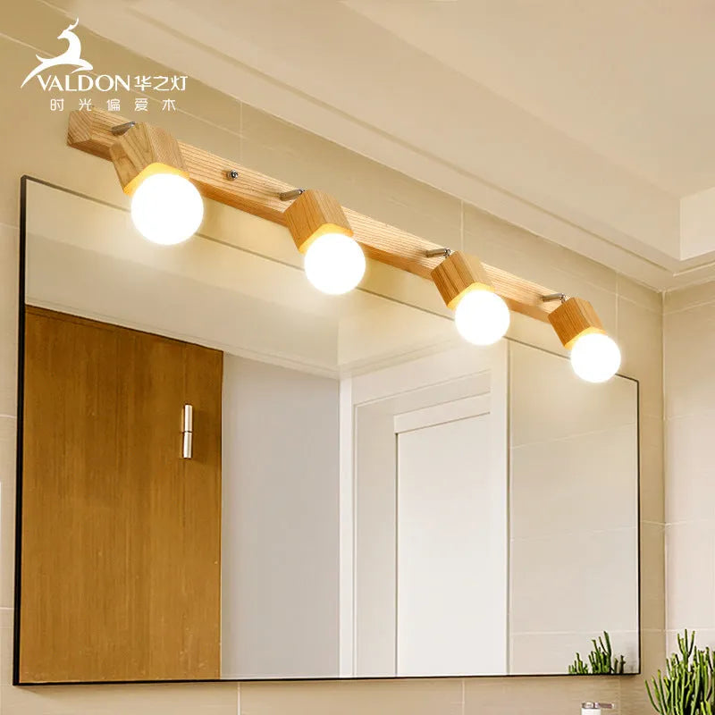 Mirror cabinet LED wall lamp with 24cm diameter and single head design