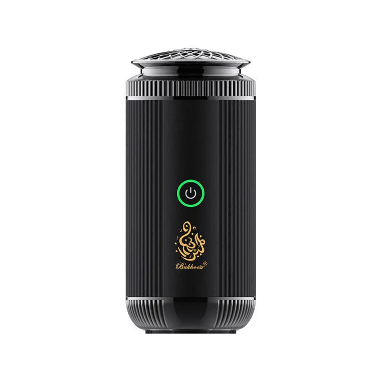 Matte black zinc alloy electronic burner for car religious use with Type-C charging port