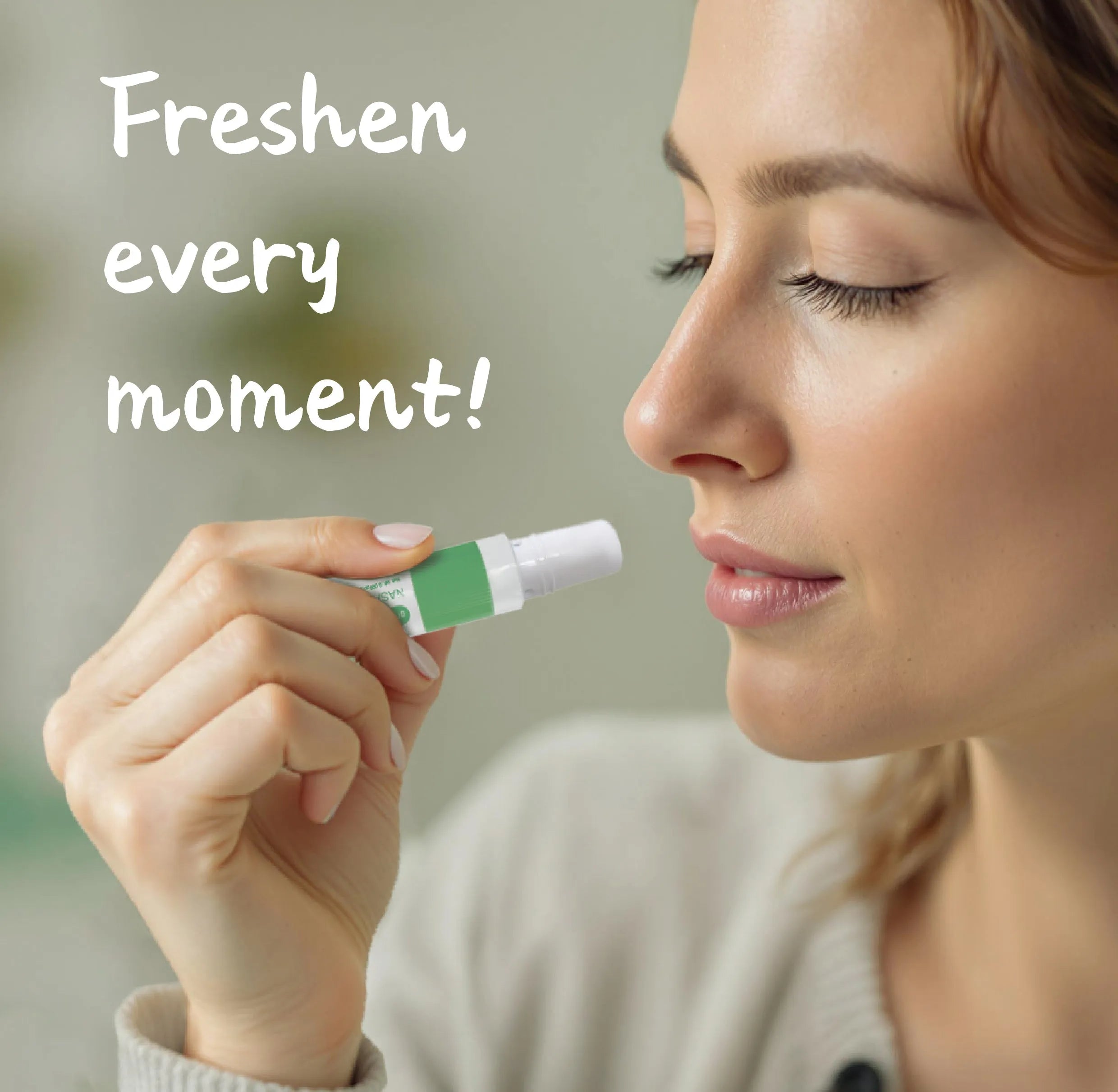 Re Lierre 3-in-1 Nasal Bar in cyan with nasal aspirator, nasal spray, and two ear cleaners on a white background
