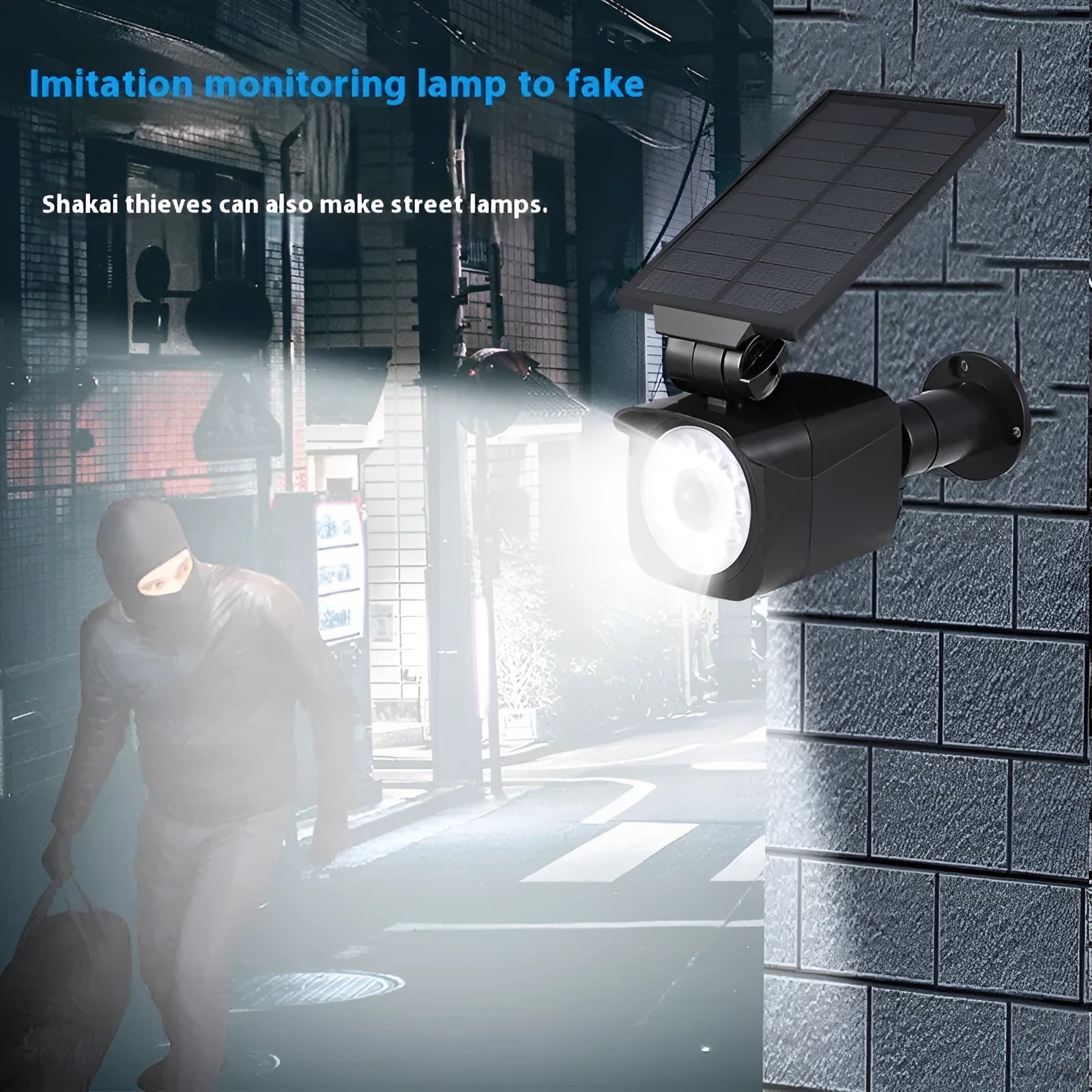 Modern simplicity solar lamp outdoor anti-thief lighting IP65 single white light integrated type 5V 1.5W