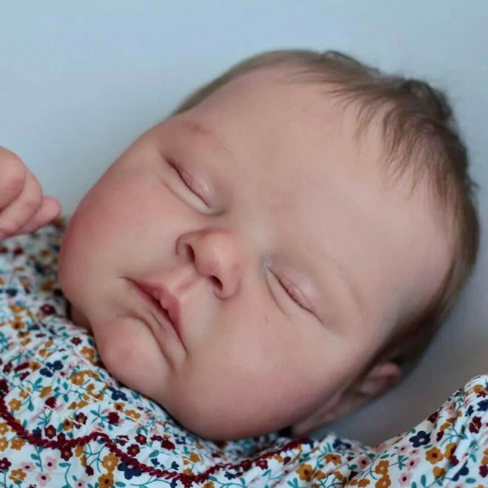 NPK simulation baby reborn doll in vinyl, 50cm height, colour as shown in the figure, for children aged 4-6
