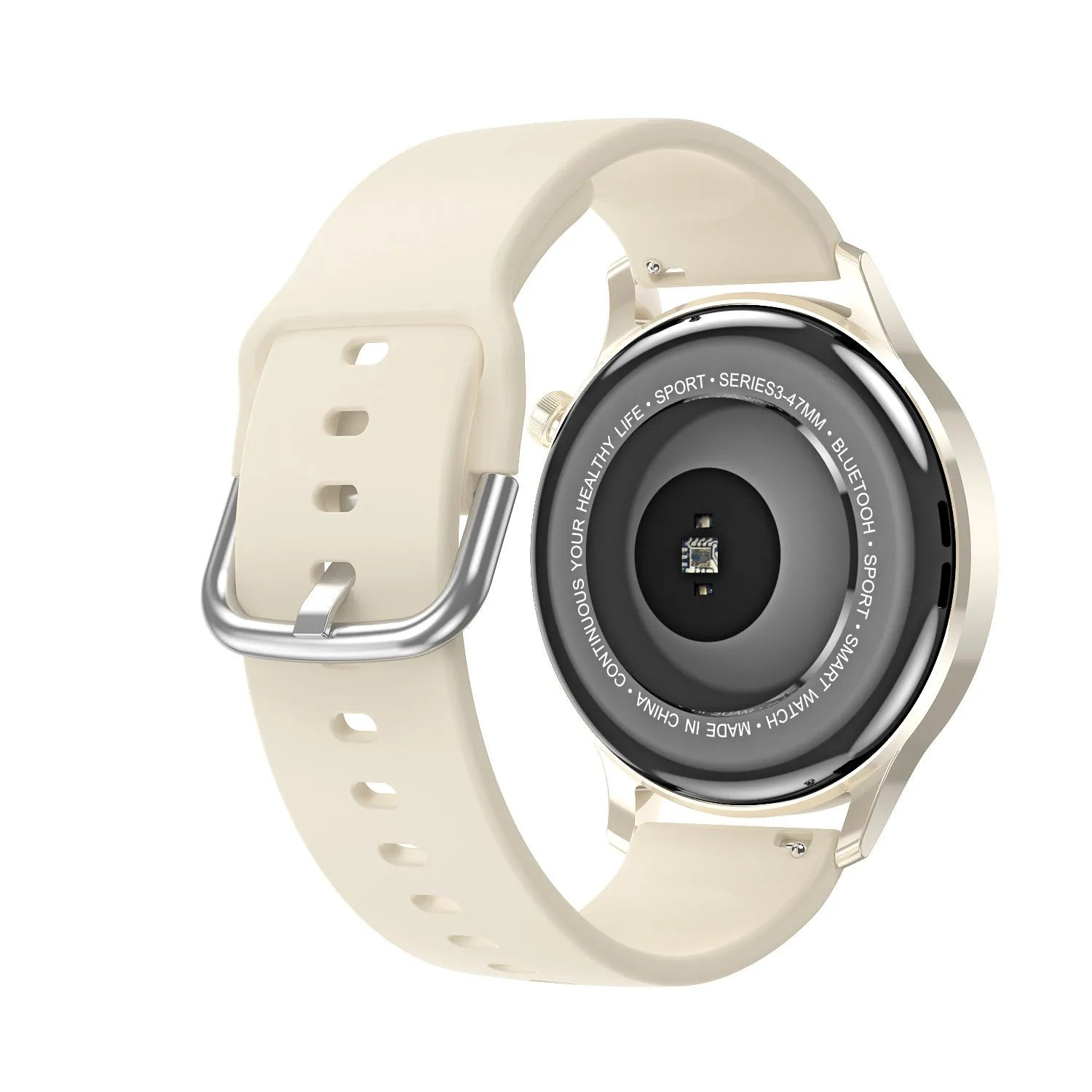 Women's smart sports watch with heart rate monitor, NFC, Bluetooth calling, 1.30 inch TFT screen, zinc alloy case, IP67 waterproof, wireless charging