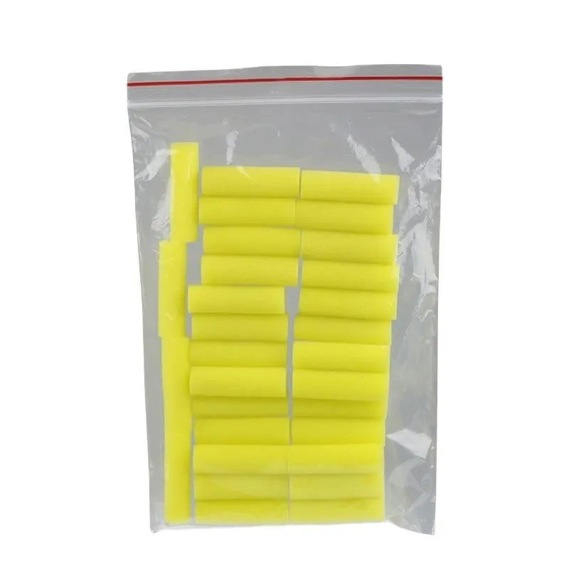 Yellow inorganic glue sponge mop 30 pack for table tennis racket cleaning