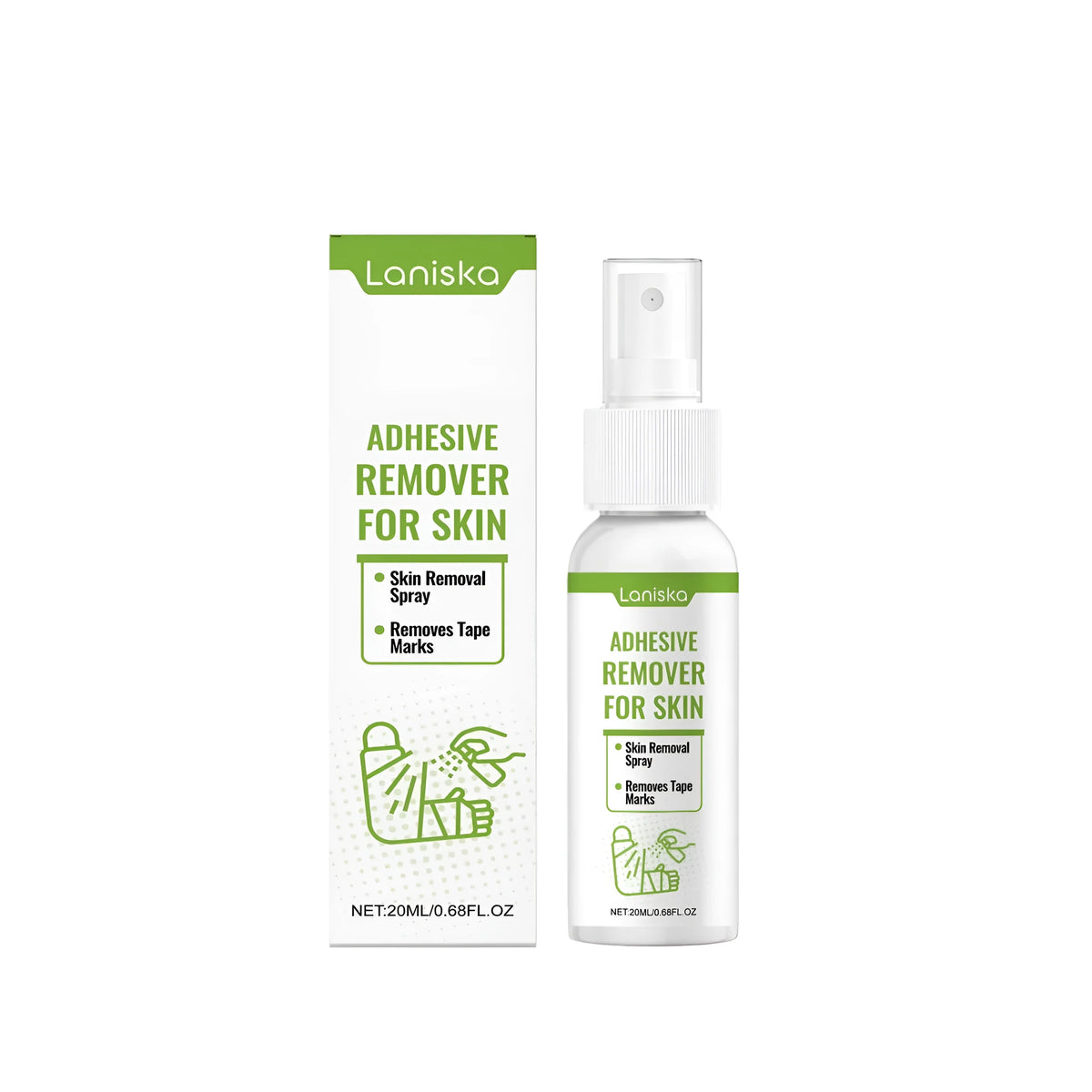 20ml skin care spray bottle with glycerol and panthenol for face or body use
