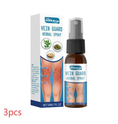 30ml herbal body care spray bottle with botanical extracts and cooling menthol
