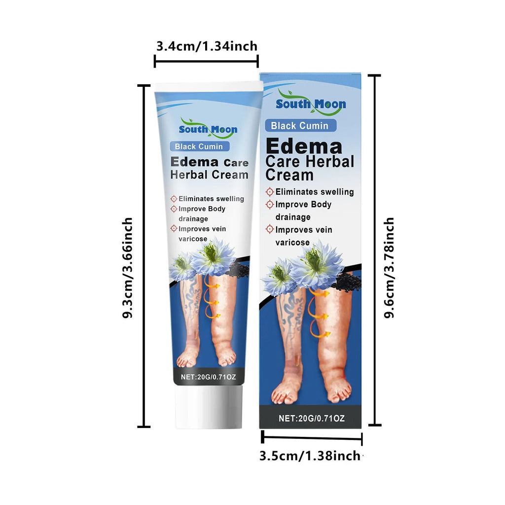 20g tube of herbal leg care cream with black grass seeds and horse chestnut extract