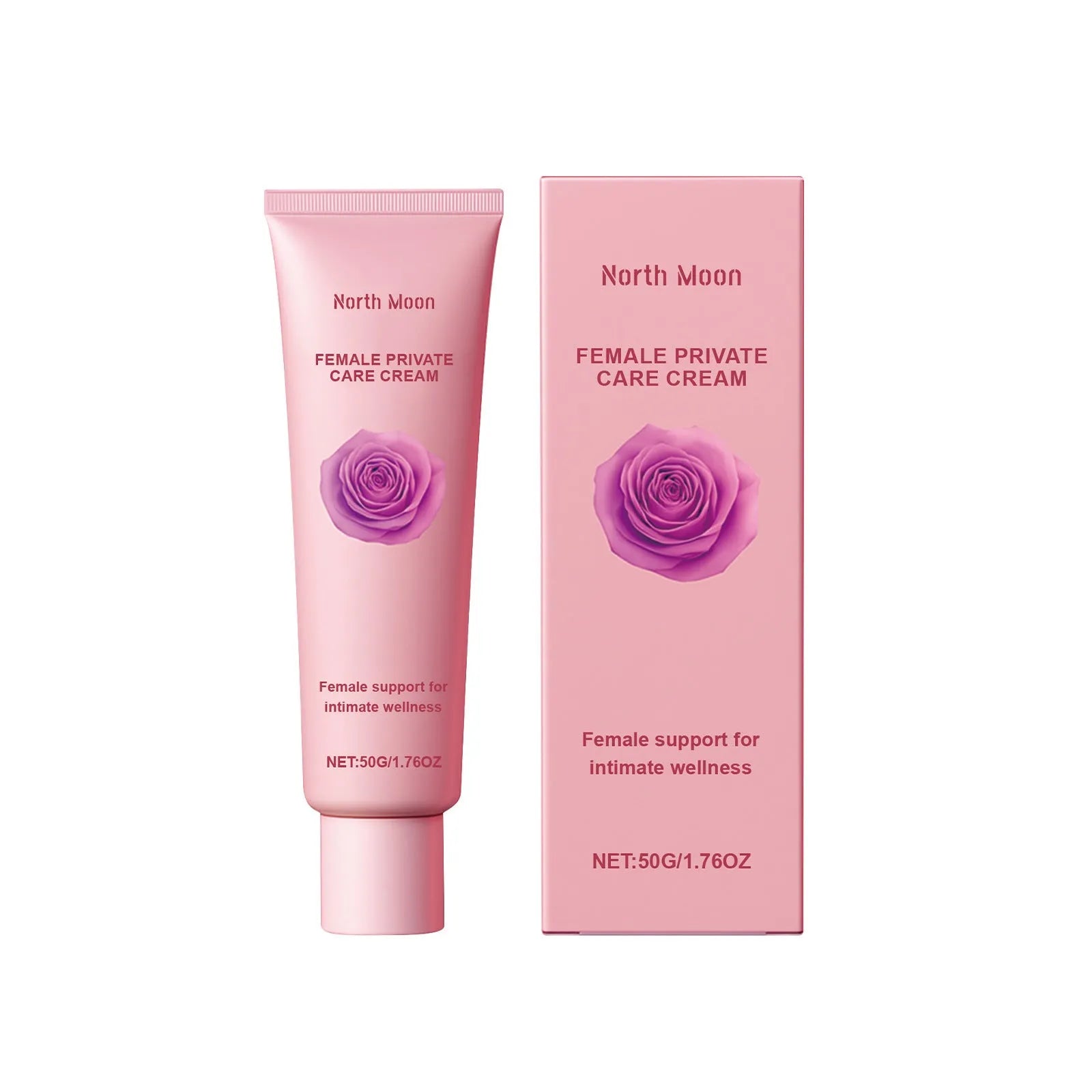 Gentle Care moisturising cream 50g tube with rose and peppermint extract for dry skin