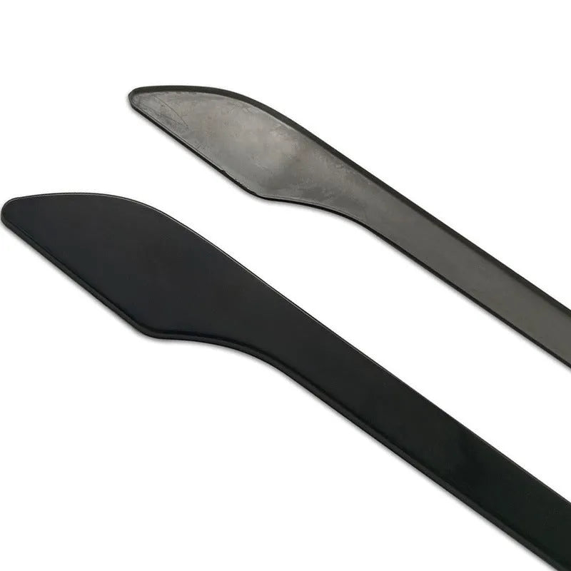 Set of four ABS door handle protection patches for Tesla Model 3 and Model Y, 21.1cm x 3cm, in carbon fiber or solid colours