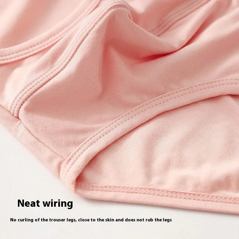 Modal men's briefs with a low waist and gradient belt in black, white, or pink colours.