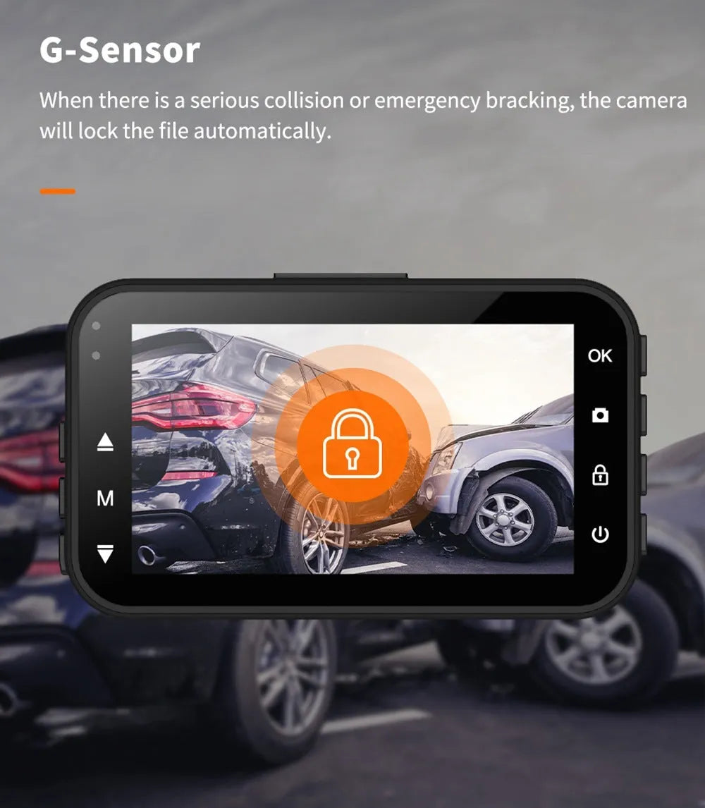ThiEYE front and rear car dash cam with suction mount and rear waterproof camera on windscreen